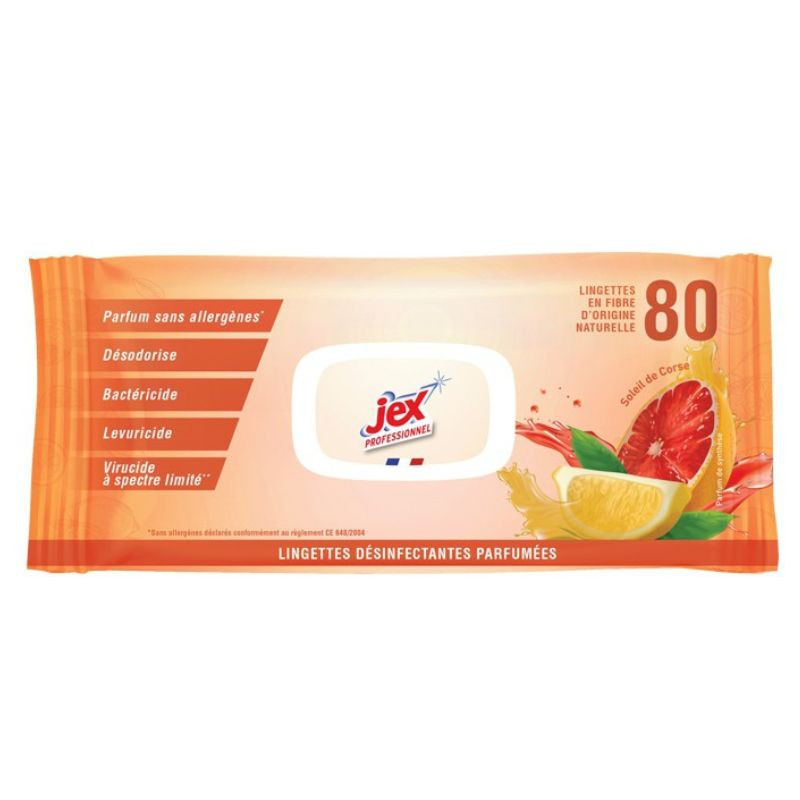 Lenços de Limpeza e Desinfetantes Soleil De Corse - 80 Lenços Jex Profissional Lenços de Limpeza e Desinfetantes Soleil De Corse - 80 Lenços Jex Profissional
