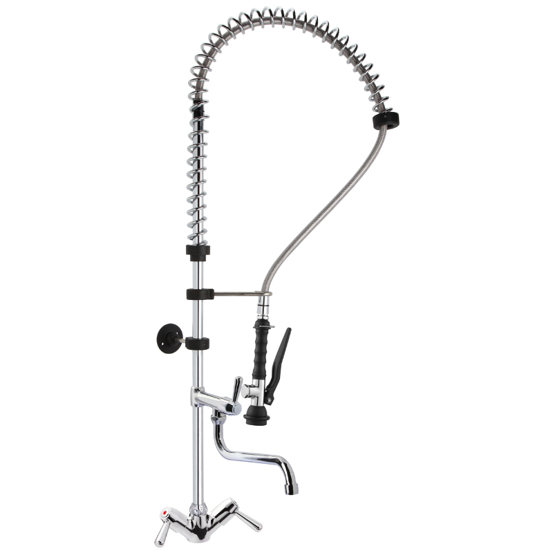 Misturador Monocomando com Ducha e Alavanca Curta - Praticidade e Durabilidade para Cozinha Profissional Misturador Monocomando com Ducha e Alavanca Curta - Praticidade e Durabilidade para Cozinha Profissional
