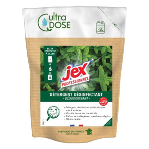 Detergente Desinfetante Ultra Dose 5 L - Menta Eucalipto | Jex Profissional