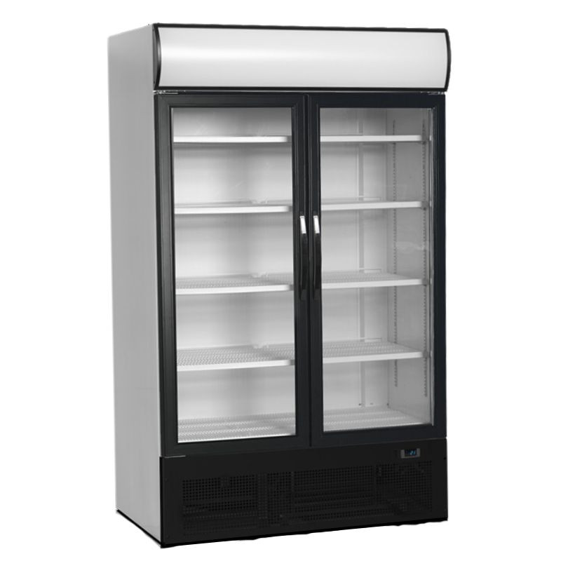 Vitrine Refrigerada Canopée, Portas de Vidro - TEFCOLD 645 L - Iluminação interna, Temperatura ótima Vitrine Refrigerada Canopée, Portas de Vidro - TEFCOLD 645 L - Iluminação interna, Temperatura ótima