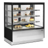 Vitrine Refrigerada Balcão 2 Portas de Vidro Preto - TEFCOLD LPD1203F/BLACK | Fourniresto