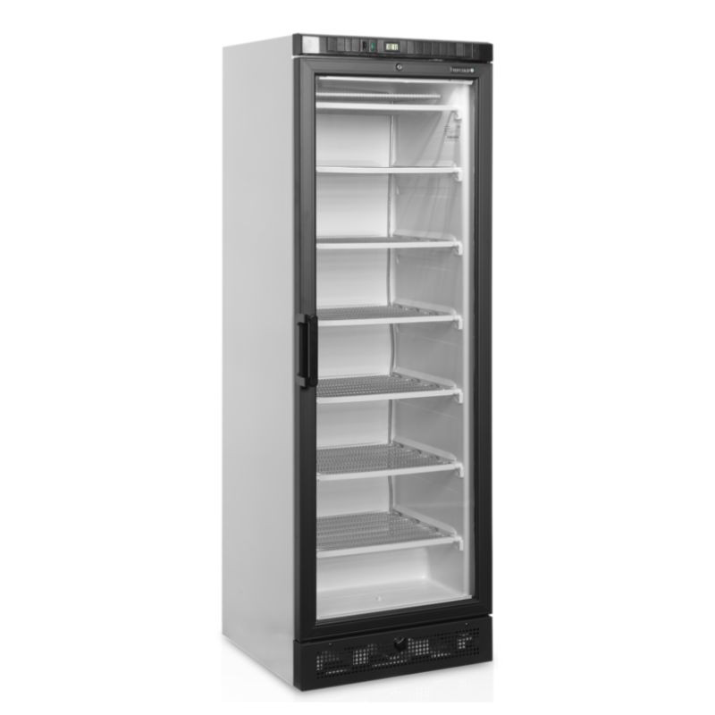 Vitrine congelador estático porta de vidro - Branco - 270 L | TEFCOLD UFSC371G Vitrine congelador estático porta de vidro - Branco - 270 L | TEFCOLD UFSC371G