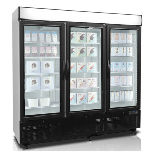 Vitrine Congelador 1657 L TEFCOLD - 3 Portas de Vidro - Branco