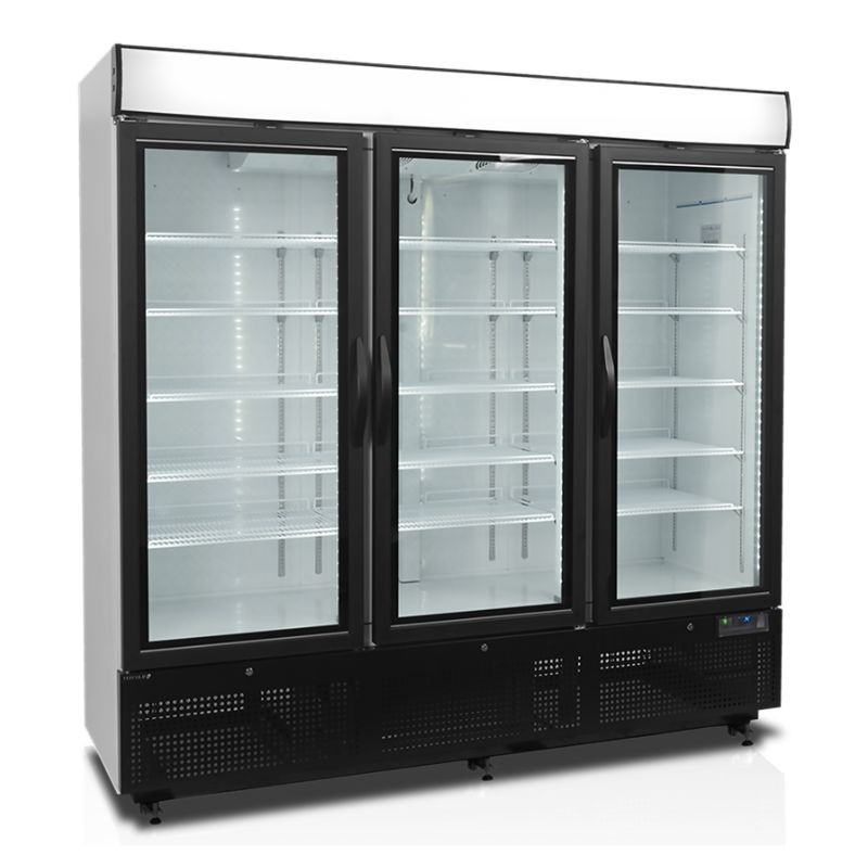 Vitrine Congelador 1657 L TEFCOLD - 3 Portas de Vidro - Branco Vitrine Congelador 1657 L TEFCOLD - 3 Portas de Vidro - Branco