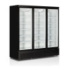 Vitrine Congelador Preto - 3 Portas de Vidro - 1090 L | TEFCOLD Atom Maxi