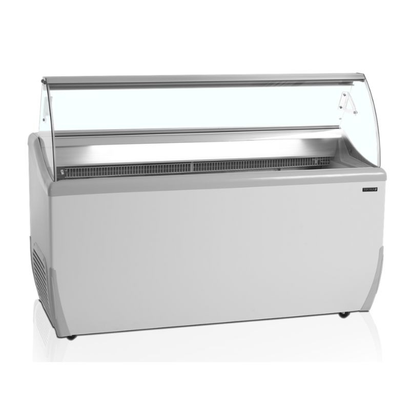 Open Ice Freezer with Glass Breath Guard - 357L | Brand TEFCOLD Open Ice Freezer with Glass Breath Guard - 357L | Brand TEFCOLD