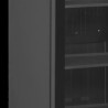 Armoire Refrigerada Preta - Porta de Vidro Dobradiça Esquerda - 347L | TEFCOLD