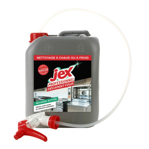 Decapante para Forno com Pistola - Jex 5L: Poderoso e eficaz contra gorduras incrustadas