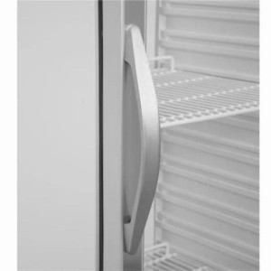 Armadura Refrigerada com Vidro TEFCOLD - Branco - 350 L: Armazenamento ideal para alimentos e visibilidade dos produtos.