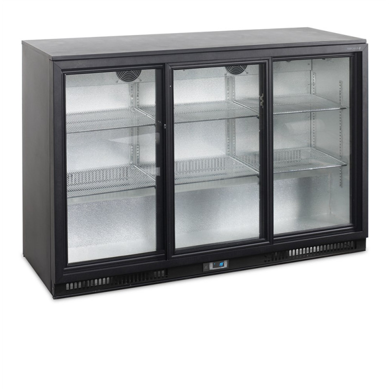 Arrière-Bar Refrigerado 3 Portas de Vidro - Armazenamento 288 L | TEFCOLD Arrière-Bar Refrigerado 3 Portas de Vidro - Armazenamento 288 L | TEFCOLD