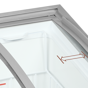 Congelador Horizontal para Gelo - 85L TEFCOLD: Armazenamento profissional ideal