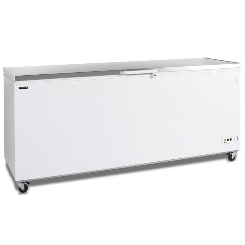 Congelador Baú de Gelo Inox 600L - TEFCOLD CF700S SL Congelador Baú de Gelo Inox 600L - TEFCOLD CF700S SL