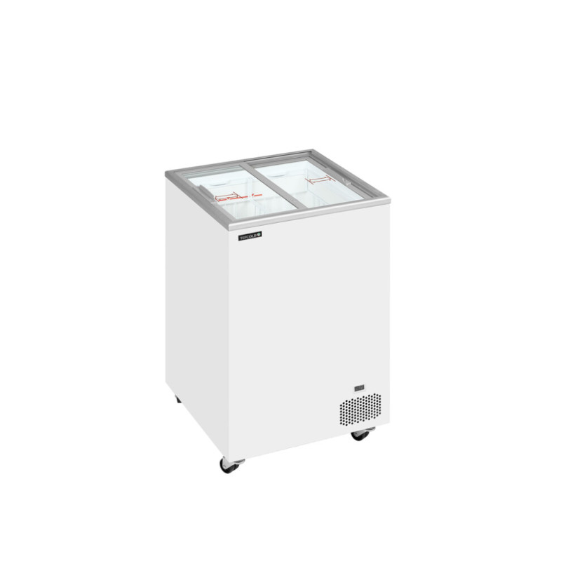 Congelador Horizontal para Sorvete - 91 L TEFCOLD: armazene e conserve seus sorvetes profissionalmente! Congelador Horizontal para Sorvete - 91 L TEFCOLD: armazene e conserve seus sorvetes profissionalmente!