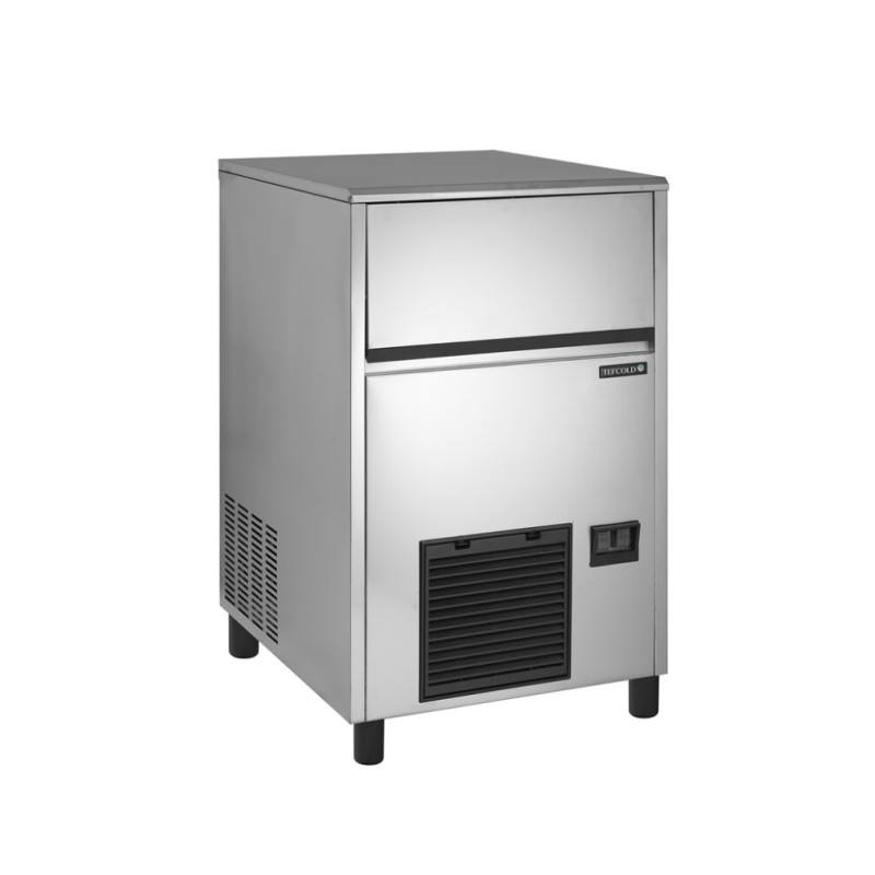 Stainless Steel Ice Machine TEFCOLD - 57 Kg/24h, High Performance and Economical Stainless Steel Ice Machine TEFCOLD - 57 Kg/24h, High Performance and Economical
