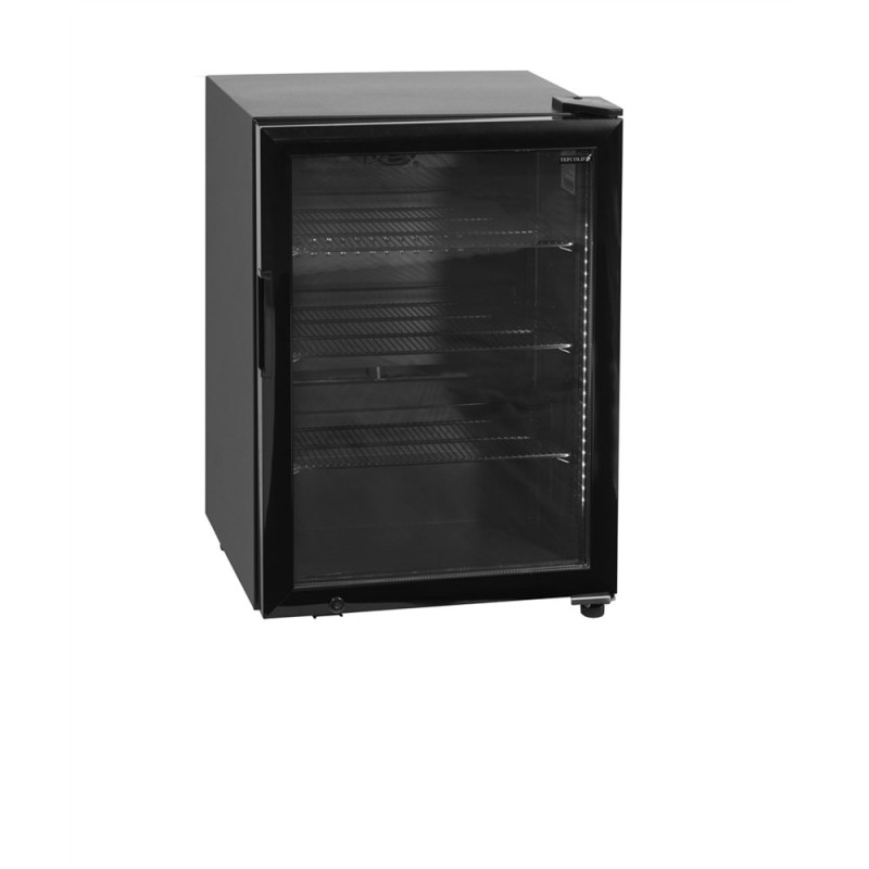 Refrigerador de Caviar Preto TEFCOLD 81 L - Porta de Vidro Refrigerador de Caviar Preto TEFCOLD 81 L - Porta de Vidro