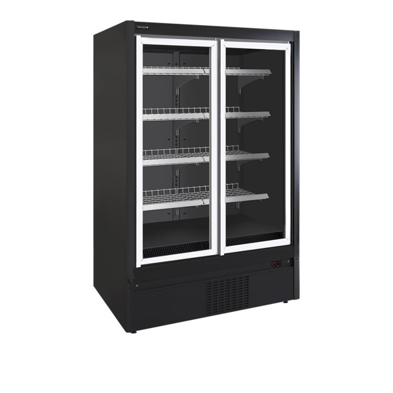 Vitrine Refrigerada de Supermercado Preta - 850 L TEFCOLD: Armazenamento ideal e destaque dos produtos Vitrine Refrigerada de Supermercado Preta - 850 L TEFCOLD: Armazenamento ideal e destaque dos produtos
