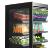 Vitrine Refrigerada Supermercado Preto 3 Portas 1160 L TEFCOLD - Ecoenergética & Espaçosa