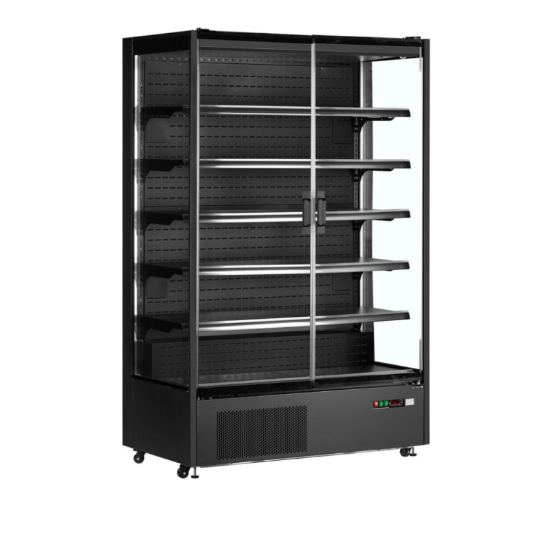 Vitrine Refrigerada Preta com 2 Portas & 764 L por TEFCOLD Vitrine Refrigerada Preta com 2 Portas & 764 L por TEFCOLD