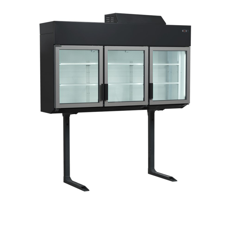 Congelador Armário Preto 3 Portas 545 L TEFCOLD MTF185B - Frio Ventilado Tangencial Congelador Armário Preto 3 Portas 545 L TEFCOLD MTF185B - Frio Ventilado Tangencial