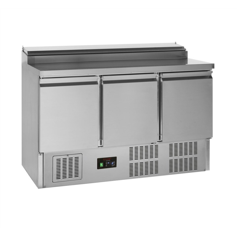 Saladette Refrigerada GN 1/1 Inox TEFCOLD - 3 Portas 320 L Saladette Refrigerada GN 1/1 Inox TEFCOLD - 3 Portas 320 L