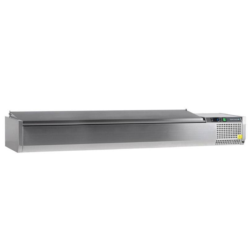 Saladette para Colocar TEFCOLD Inox - 10 GN 1/4 - Estático Saladette para Colocar TEFCOLD Inox - 10 GN 1/4 - Estático