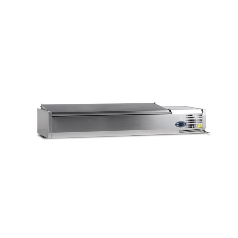 Saladette Inox Estática 7 GN 1/3 TEFCOLD - Qualidade Profissional Saladette Inox Estática 7 GN 1/3 TEFCOLD - Qualidade Profissional
