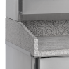 Mesa para Pizza Inox TEFCOLD - 400x600mm - 2 Portas - Alta Qualidade