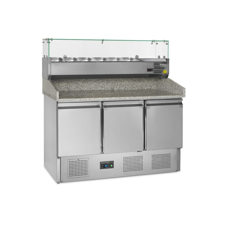 Móvel para Pizza GN 1/4 e GN 1/6 - 3 Portas - TEFCOLD: Qualidade e praticidade para preparar suas pizzas Móvel para Pizza GN 1/4 e GN 1/6 - 3 Portas - TEFCOLD: Qualidade e praticidade para preparar suas pizzas