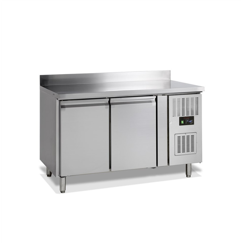 Table Réfrigérée Positive 2 Portes avec Dosseret - 272 L | TEFCOLD, professionnel de la restauration Table Réfrigérée Positive 2 Portes avec Dosseret - 272 L | TEFCOLD, professionnel de la restauration