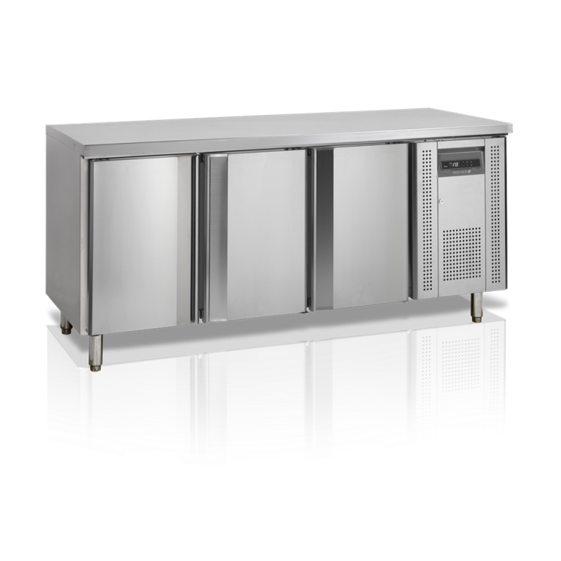 Table Réfrigérée Positive 3 Portes 345L TEFCOLD - Performances optimales pour les professionnels Table Réfrigérée Positive 3 Portes 345L TEFCOLD - Performances optimales pour les professionnels