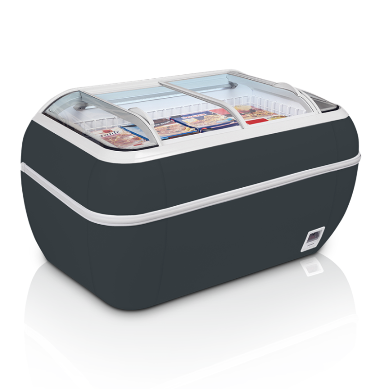 Réfrigérateur Congélateur Vitré Gris 334 L Tefcold@GeneratedValue Réfrigérateur Congélateur Vitré Gris 334 L Tefcold@GeneratedValue
