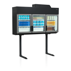 Congelador Armário de Parede Preto TEFCOLD 545L - Ideal para Supermercado