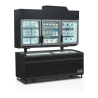 Congelador Armário de Parede Preto TEFCOLD 545L - Ideal para Supermercado
