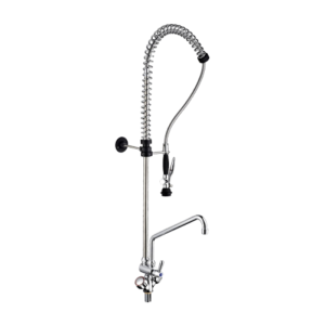Douchette Louça com Misturador Monotrou com Bico de Cisne - Dynasteel