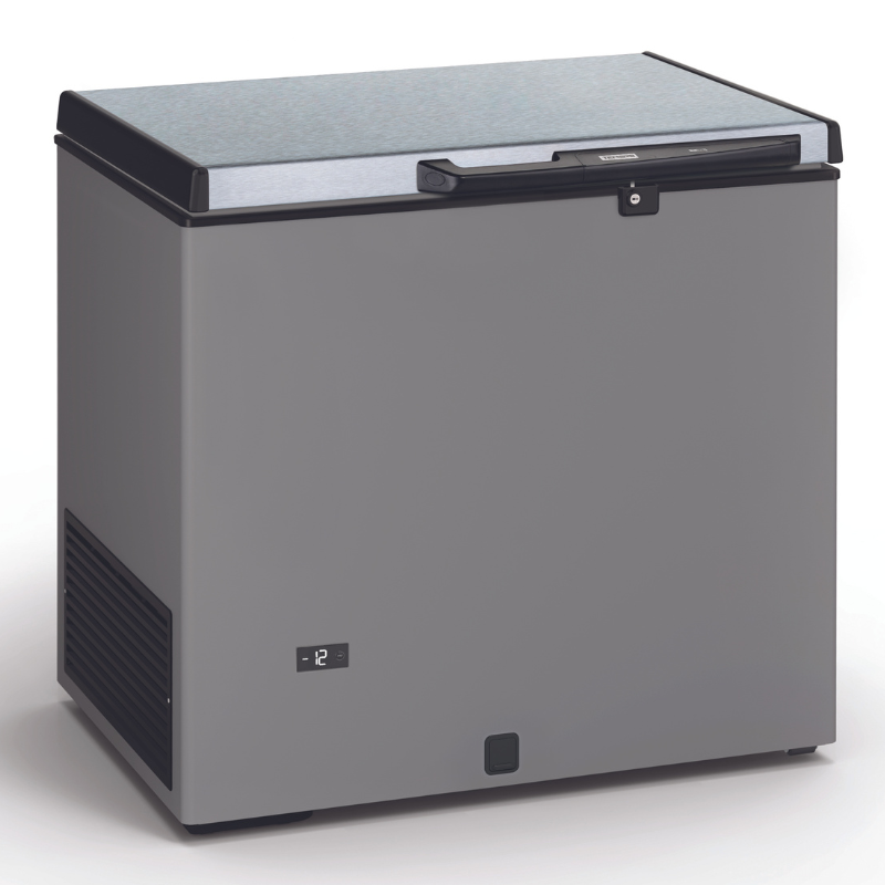 Congelador Horizontal em Aço Inoxidável com Tampa em Aço Inoxidável - 220 L | TENSAI Congelador Horizontal em Aço Inoxidável com Tampa em Aço Inoxidável - 220 L | TENSAI