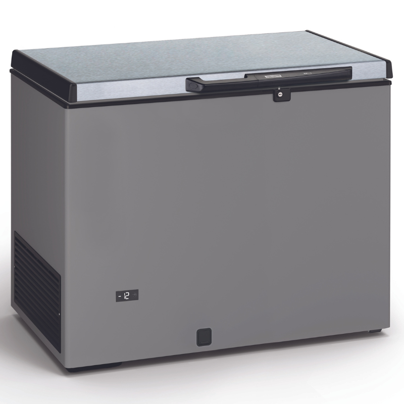 Congelador Horizontal em Aço Inoxidável com Tampa em Aço Inoxidável - 290 L TENSAI Congelador Horizontal em Aço Inoxidável com Tampa em Aço Inoxidável - 290 L TENSAI