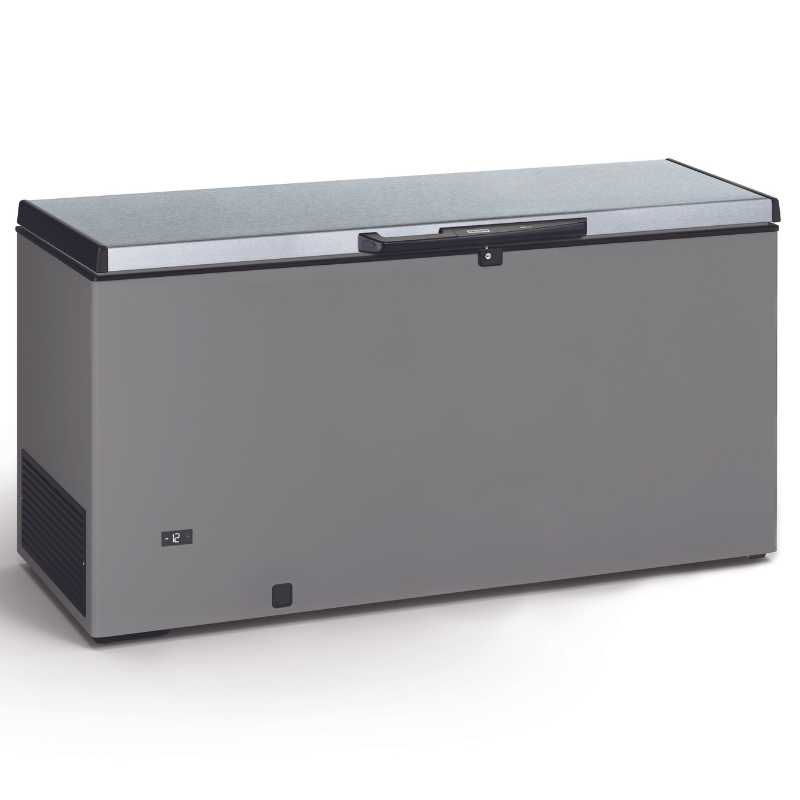 Congelador Horizontal em Aço Inoxidável com Tampa em Aço Inoxidável - 500 L TENSAI Congelador Horizontal em Aço Inoxidável com Tampa em Aço Inoxidável - 500 L TENSAI