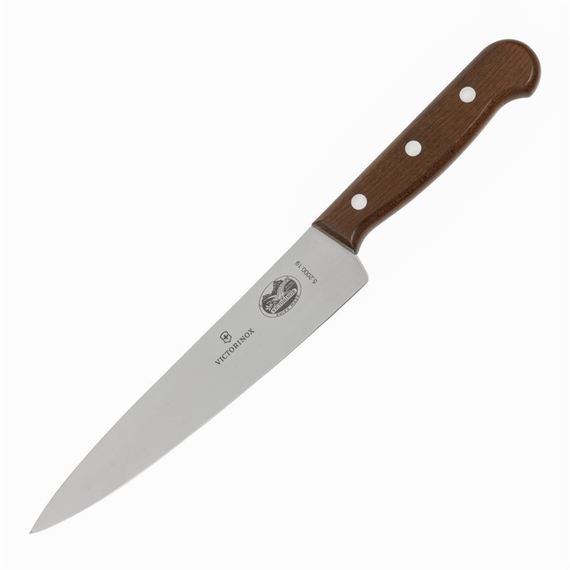 Faca de Cozinha Victorinox 190mm com Cabo de Madeira de Qualidade Faca de Cozinha Victorinox 190mm com Cabo de Madeira de Qualidade