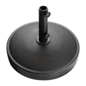 Base de guarda-sol em betão preto Bolero - Estabilidade máxima