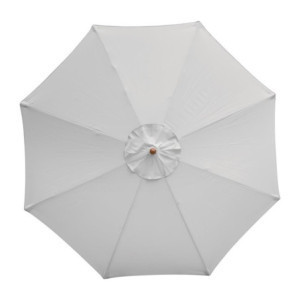 Guarda-sol Redondo Cinza 3m Bolero - Elegância e Proteção UV