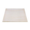 Tabuleiro de Mesa Quadrado Pré-perfurado Vintage Branco 700 mm Bolero - Alta qualidade em vime