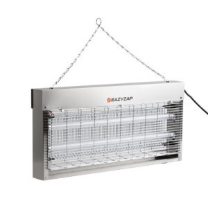 Dedetizador LED 20W Inox Escovado - Eazyzap: Solução profissional eficiente
