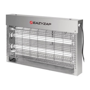Dedetizador LED 20W Inox Escovado - Eazyzap: Solução profissional eficiente