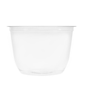 Potes Transparentes PET Recicláveis 227 ml - Destaque as suas criações culinárias!