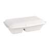 Caixas 2 Compartimentos de Bagasse Compostáveis 253 mm - Lote 200