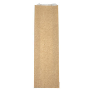 Sacolas para lanches quentes compostáveis Vegware 356 x 101 mm - Pacote com 500 unidades, FC897