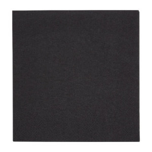 Guardanapos Cocktail 2 Dobras Preto - Lote 4000 | Qualidade superior