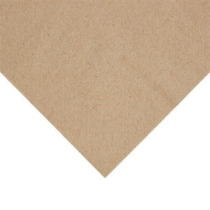 Guardanapos de lanche reciclados 2 dobras 330 mm Kraft - Pacote com 2000