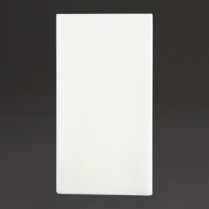 Guardanapos de Mesa Airlaid Dobrados em 8 Premium Brancos 40x40cm - Pacote com 500
