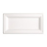 Pratos Retangulares Compostáveis de Bagasse 258mm